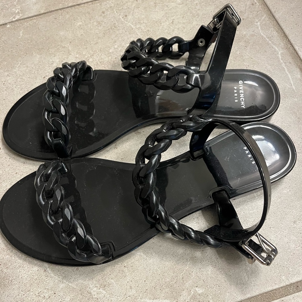 Authentic Givenchy Rubber Sandals. - image 1